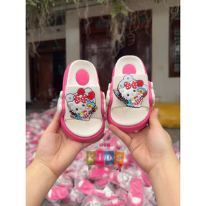 Dép Trẻ Em Hình Mèo Hello Kitty - Dễ Thương, Êm Ái Và Chống Trượt Cho Bé Yêu( Mẫu Mới )