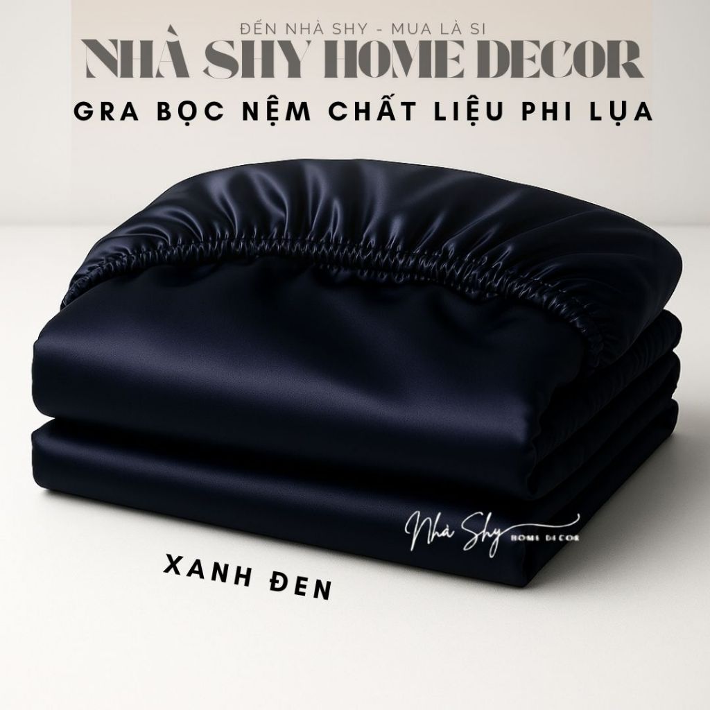 Grap Phi Lụa Mát Mịn Cao Cấp - 1 Tấm Gra Giuờng Lẻ - Đủ Size - Nhận Làm Theo Yêu Cầu - Nhà Shy Home Decor