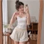Quần Đùi Sooc Nữ Bèo Dáng A Chất Đũi Li-Nen