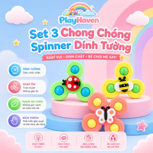 Đồ chơi chong chóng spinner dính tường quay quay cho bé vui chơi thoả thích