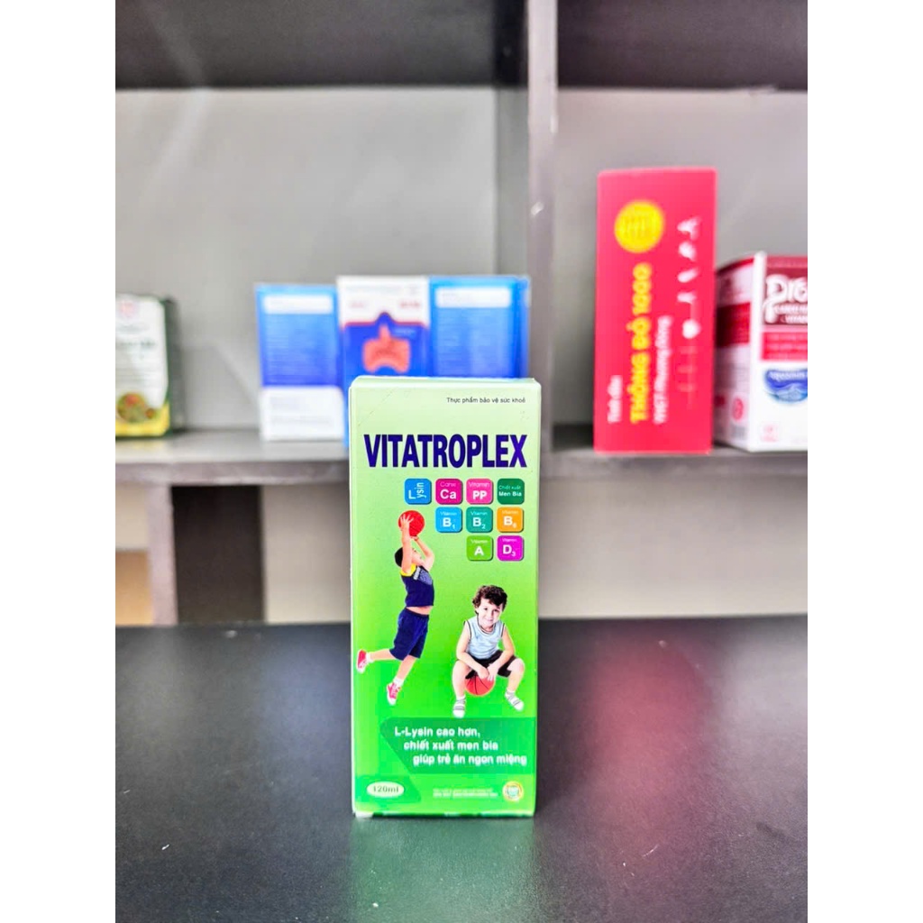 Siro Vitatroplex ( Mẫu Mới ), hỗ trợ bổ sung L-Lysin, các vitamin và khoáng chất hỗ trợ ăn ngon