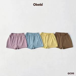 Quần Đùi Trẻ Em Mùa Hè Cho Bé Trai Bé Gái Obebi LS285 8-22KG QC93