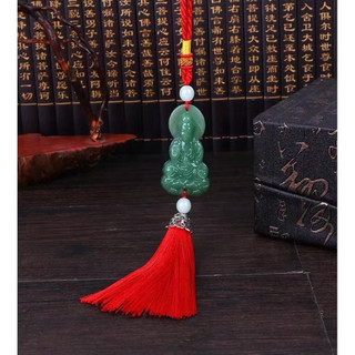 Dây  Khánh treo Hình Phật Di Lạc phong thuỷ trang trí xe ô tô - mang lại bình an cho lái xe