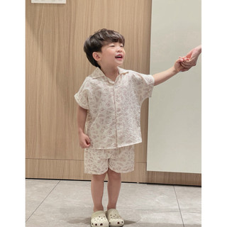 Bộ đồ mùa hè cho bé BATALA KIDS, SET QUẦN ÁO ĐŨI MÁY BAY - GẤU kiểu dễ thương Hàn Quốc cho bé traibé từ 1- 6tuổi