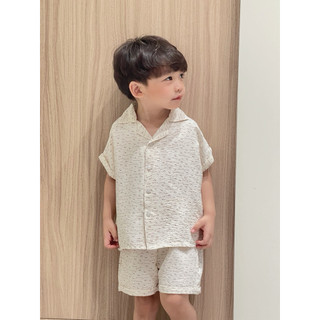 Bộ đồ mùa hè cho bé BATALA KIDS, SET QUẦN ÁO ĐŨI MÁY BAY - GẤU kiểu dễ thương Hàn Quốc cho bé traibé từ 1- 6tuổi