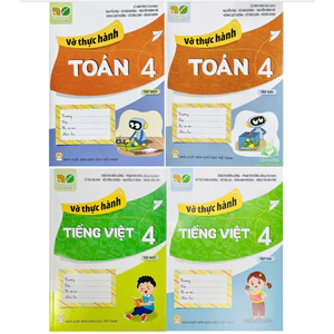 Sách - Vở Thực Hành Toán Tiếng Việt Lớp 4 - Kết Nối Tri Thức - NXB Giáo Dục