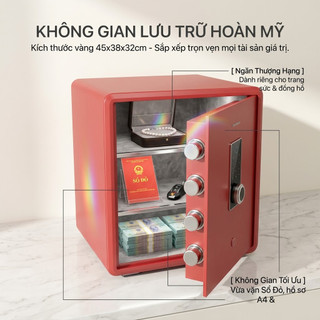 Két Sắt Mini Cao Cấp Khóa Vân Tay - Thiết Kế Sang Trọng Cho Gia Đình, Tủ Cầm Đồ Văn Phòng Đỉnh Cao Phong Thủy