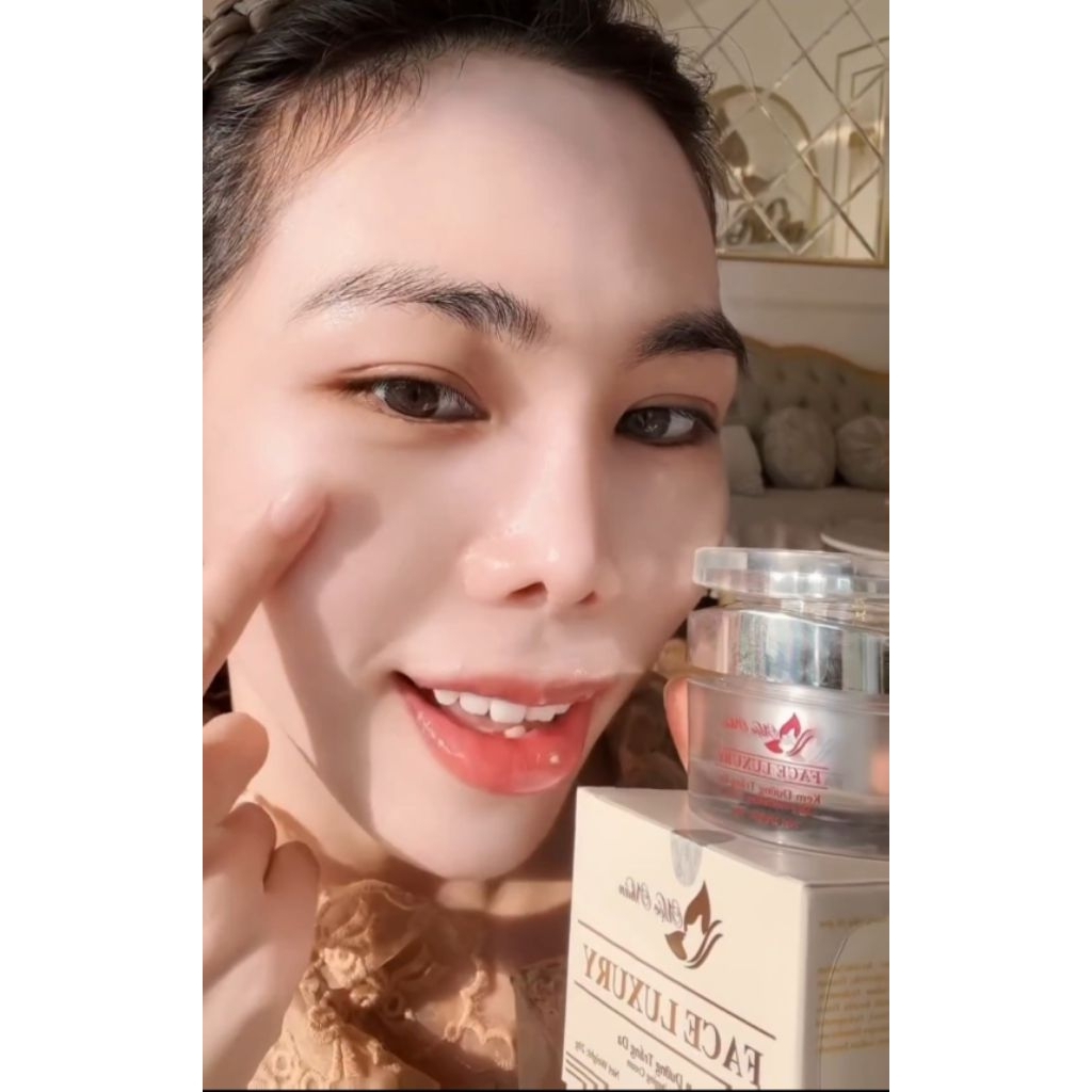 Chính Hãng Kem Face Luxury Ngày Mộc Nhân Dưỡng Trắng Da Bảo Vệ Da Khỏi Tia UV Hổ Trợ Làm Mờ Thâm Sạm Nám Không Bết Rít