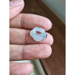 Mặt dây chuyền phỉ thuý tuyp A khóa Trường Thọ hòan hảo chủng cao giao kèm kiểm định gắn móc hợp kim free