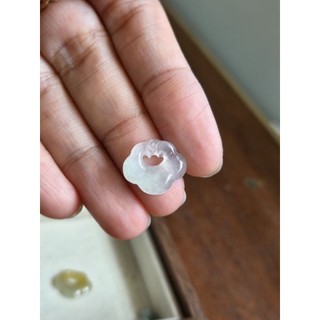 Mặt dây chuyền phỉ thuý tuyp A khóa Trường Thọ hòan hảo chủng cao giao kèm kiểm định gắn móc hợp kim free