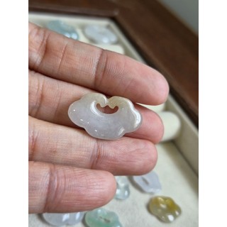 Mặt dây chuyền phỉ thuý tuyp A khóa Trường Thọ hòan hảo chủng cao giao kèm kiểm định gắn móc hợp kim free