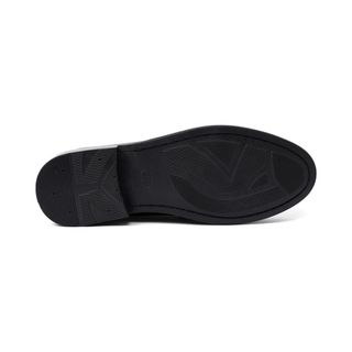 Giày loafer mũi tròn da bò cao cấp chính hãng FTTLeather,giày tây nam đế phíp khâu mckay FP002B040