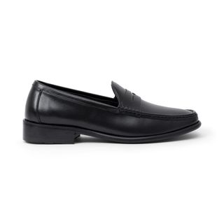 Giày loafer mũi tròn da bò cao cấp chính hãng FTTLeather,giày tây nam đế phíp khâu mckay FP002B040