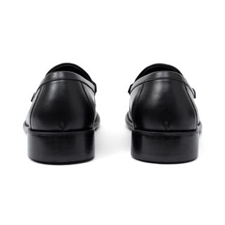 Giày loafer mũi tròn da bò cao cấp chính hãng FTTLeather,giày tây nam đế phíp khâu mckay FP002B040