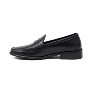 Giày loafer mũi tròn da bò cao cấp chính hãng FTTLeather,giày tây nam đế phíp khâu mckay FP002B040