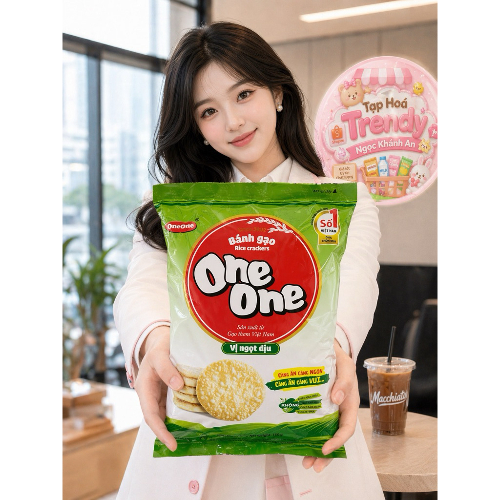 Bánh Gạo One One Vị Ngọt Dịu 150G Không Béo