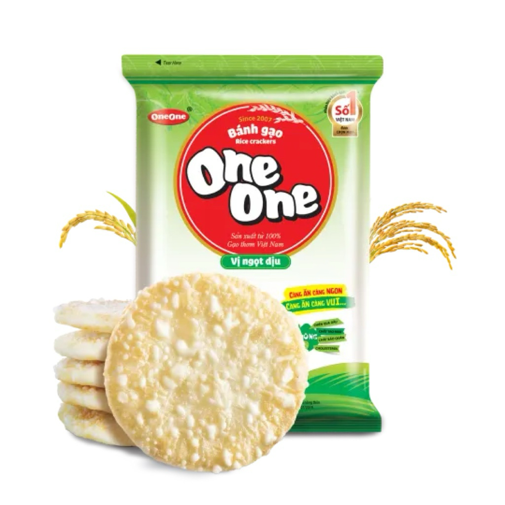 Bánh Gạo One One Vị Ngọt Dịu 150G Không Béo