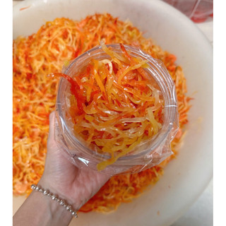 Mắm Tép Đu Đủ Cà Mau - Đu Đủ Bào Sợi Giòn Cay, Chuẩn Vị Miền Tây (Hũ 500g)