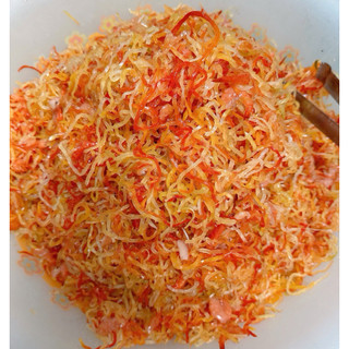 Mắm Tép Đu Đủ Cà Mau - Đu Đủ Bào Sợi Giòn Cay, Chuẩn Vị Miền Tây (Hũ 500g)