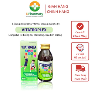 Siro Vitatroplex ( Mẫu Mới ), hỗ trợ bổ sung L-Lysin, các vitamin và khoáng chất hỗ trợ ăn ngon