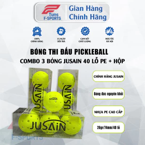 Combo 3 bóng kèm hộp, bóng 40 lỗ nhựa PE cao cấp, đúc nguyên khối, chuẩn thi đấu
