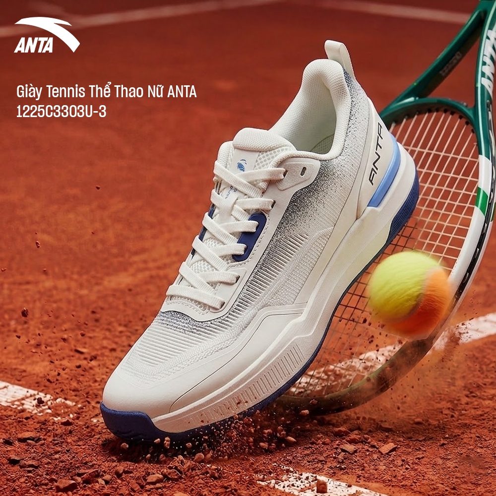 ANTA Nữ Giày thề thao Tennis/ cầu lông / pickleball Commuter Casual Shoes 1225C3303U