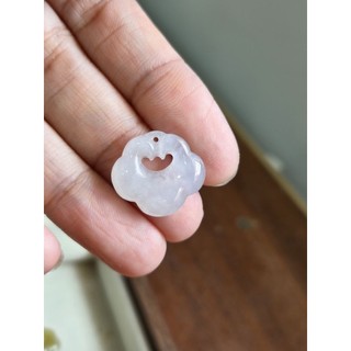 Mặt dây chuyền phỉ thuý tuyp A khóa Trường Thọ hòan hảo chủng cao giao kèm kiểm định gắn móc hợp kim free