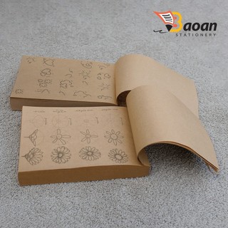 Sổ nháp trơn xấp giấy kraft A5/ 200 tờ siêu tiết kiệm cho học sinh sinh viên văn phòng ++++
