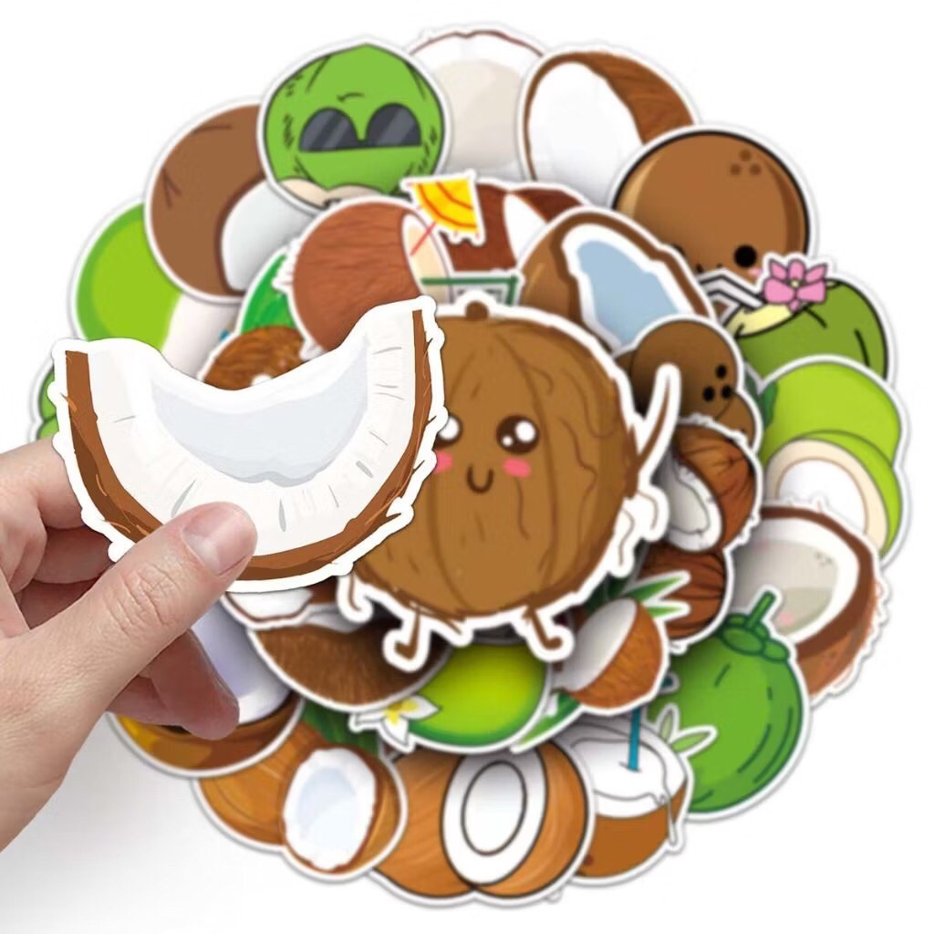 sticker coconut hấp dẫn