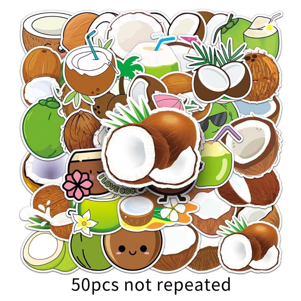 sticker coconut hấp dẫn