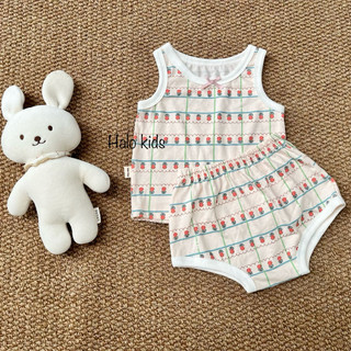 Bộ 3 lỗ quần bỉm chất liệu 100% cotton xinh xắn cho bé gái
