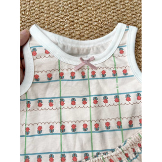 Bộ 3 lỗ quần bỉm chất liệu 100% cotton xinh xắn cho bé gái