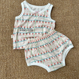 Bộ 3 lỗ quần bỉm chất liệu 100% cotton xinh xắn cho bé gái