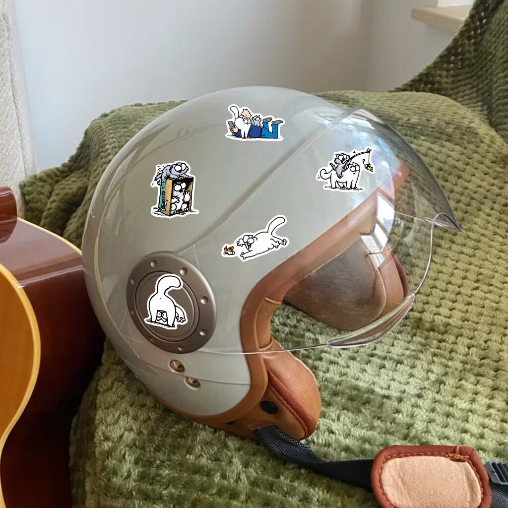 sticker bé mèo simson