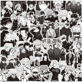 hàng sẵn/4 mẫu Set 40-75 stickers Chú Thuật Hồi Chiến / Jujutsu Kaisen miếng hình dán DIY / không trùng, chống thấm HD1