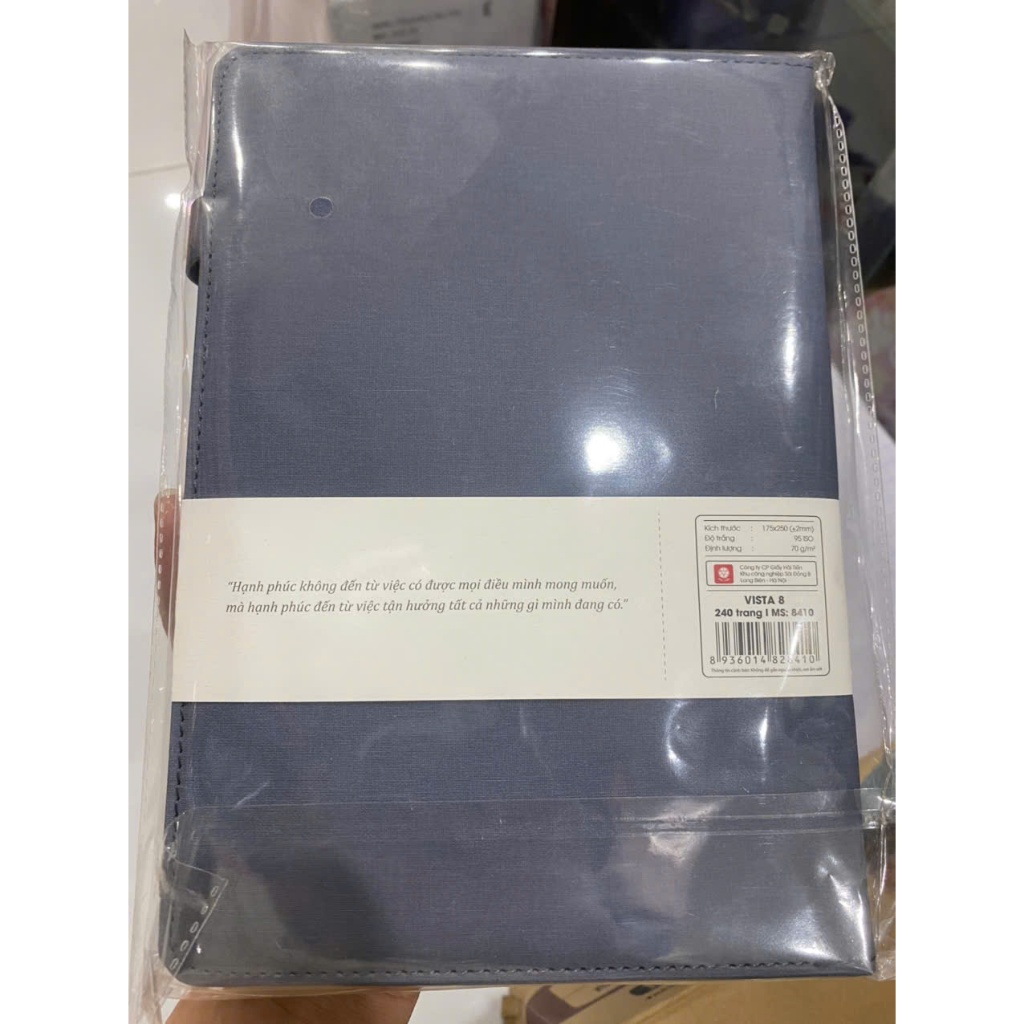 Sổ Da Hải Tiến Khuy Nam Châm kích thước 175*250 - Mã Số : 8410