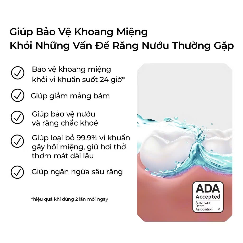 Nước Súc Miệng Giữ Hơi Thở Thơm Mát Listerine
