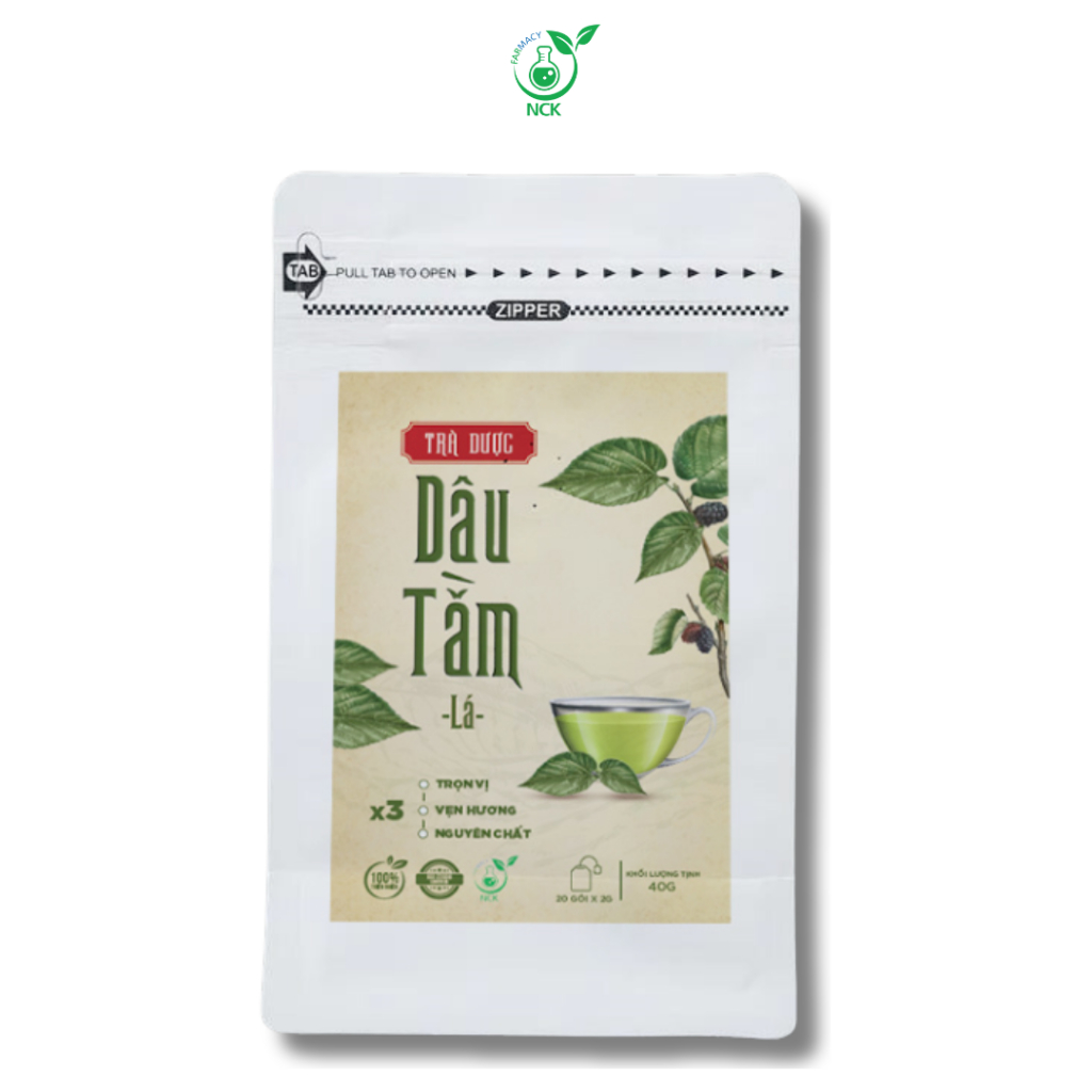 [NCK Farmacy] Trà Dâu Tằm Túi Lọc Thanh Nhiệt Giải Độc, Hỗ Trợ Cải Thiện Giấc Ngủ
