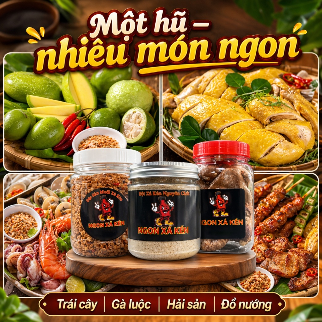 Combo Ngon Xá Kén Mua 2 Được 3 – Đặc Sản Xá Kén Chuẩn Vị, Thơm Ngon Nguyên Chất.