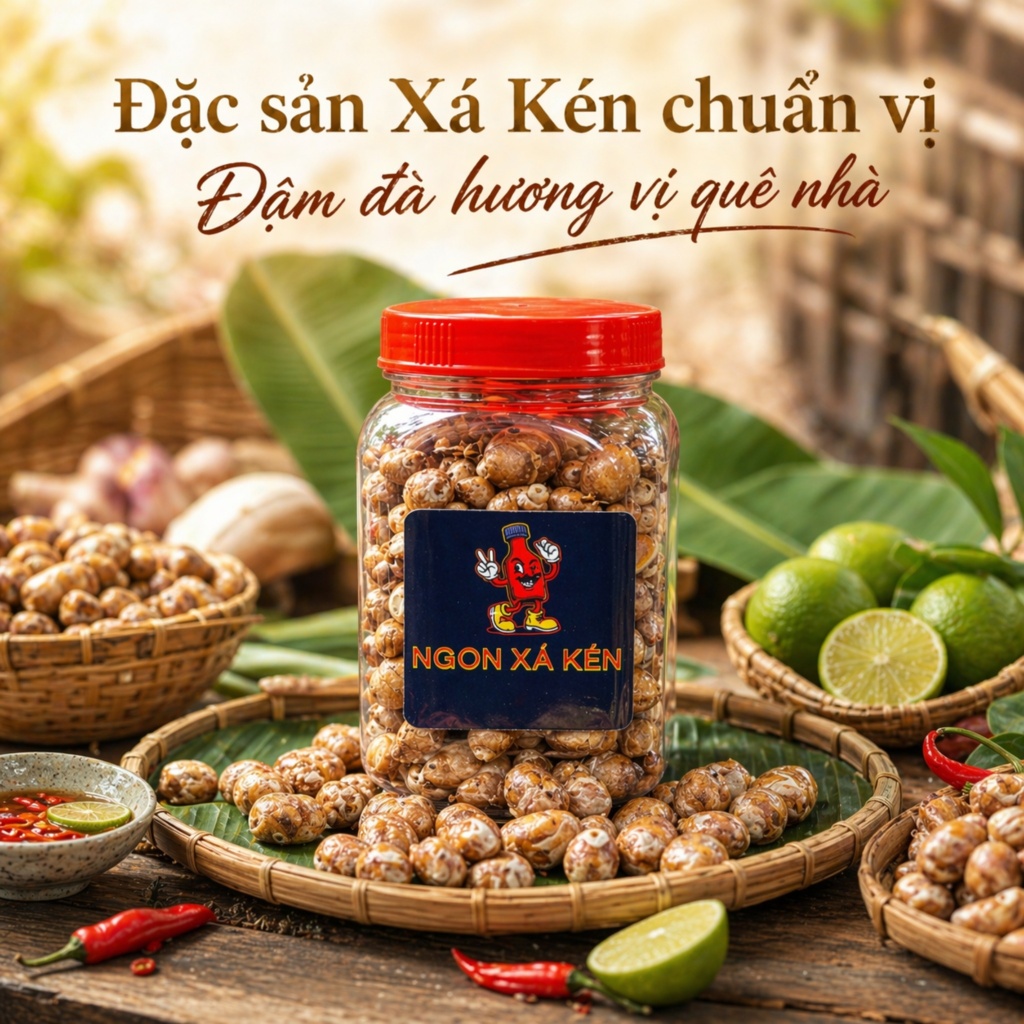 Combo Ngon Xá Kén Mua 2 Được 3 – Đặc Sản Xá Kén Chuẩn Vị, Thơm Ngon Nguyên Chất.