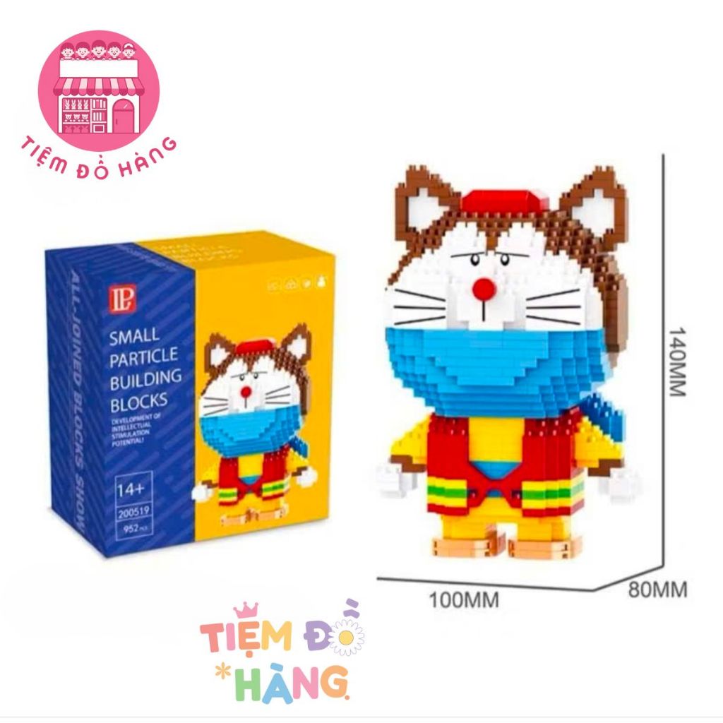 Đồ Chơi Lắp Ráp Mô Hình Doraemon Nhiều Mẫu Size Lớn