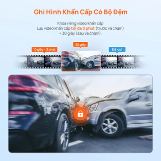 Camera hành trình 70mai Dash Cam A410 [TẶNG VIETMAP] - Bản quốc tế, hỗ trợ Tiếng Việt, BH 12 tháng