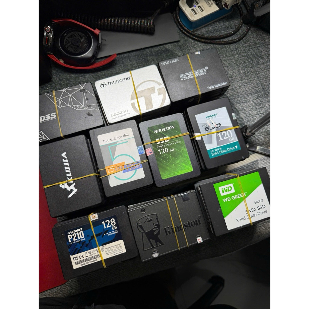 Ổ cứng ssd sata 2.5 240gb, 120Gb sức khoẻ 100% đẹp xịn hàng tháo máy nguyên zin | BigBuy360 - bigbuy360.vn