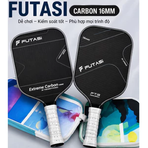 Vợt Pickleball FUTASI Carbon | mặt nhám, tay cầm êm nhẹ (hình tự chụp)