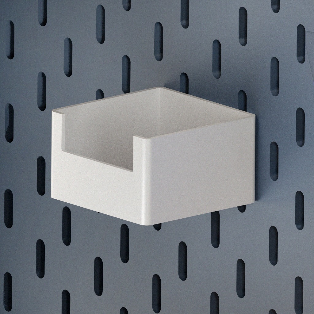 Cốc đựng đa năng cho bảng Pegboard Lỗ Dọc | Phụ Kiện Pegboard Đa Năng