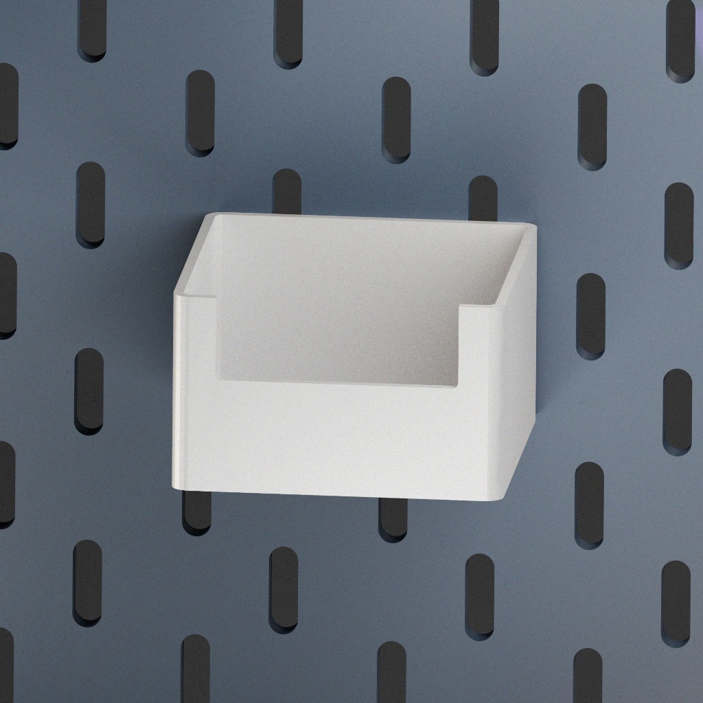 Cốc đựng đa năng cho bảng Pegboard Lỗ Dọc | Phụ Kiện Pegboard Đa Năng