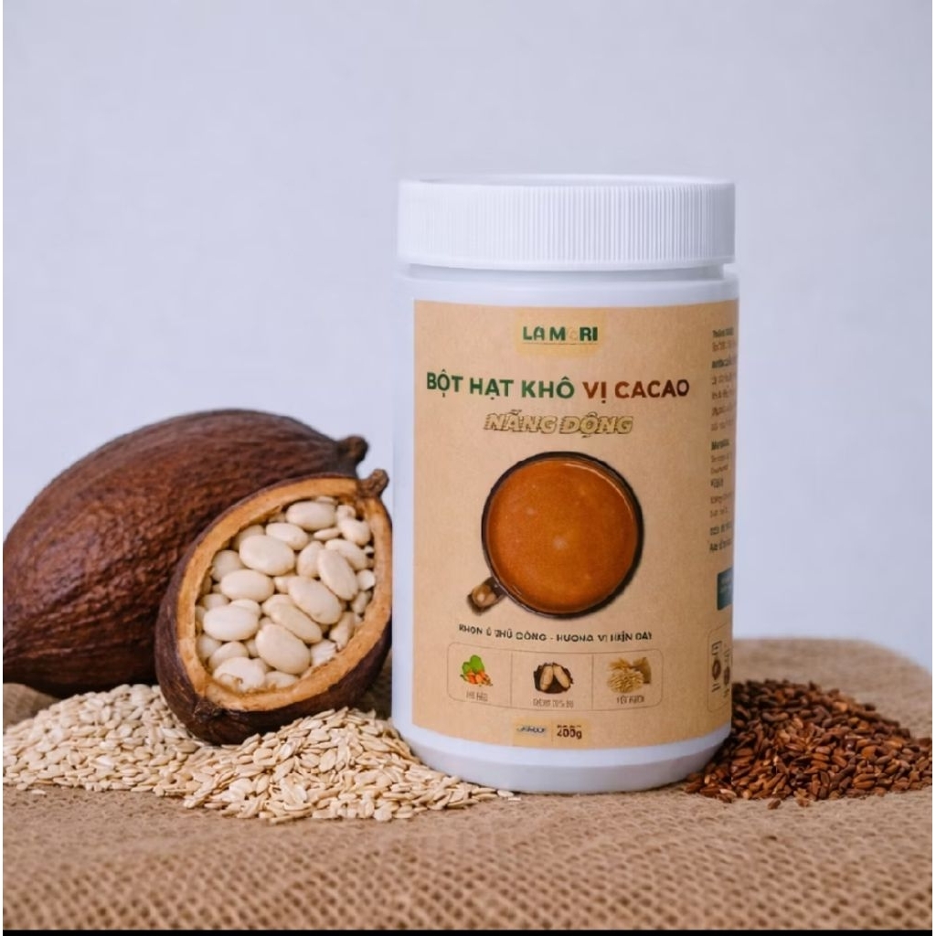 Bột hạt khô vị cacao - LáMori