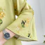 Áo Kiểu Nữ Tay Loe In Hoa Vintage Form Rộng Thanh Lịch – Áo Blouse Nữ Cổ Tròn Dây Buộc Hông Dịu Dàng