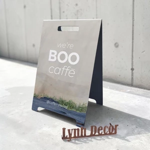 STANDEE INOX QUÁN CAFE – TRÀ SỮA | LYNHDECOR MIỄN PHÍ THIẾT KẾ & IN ẤN THEO YÊU CẦU