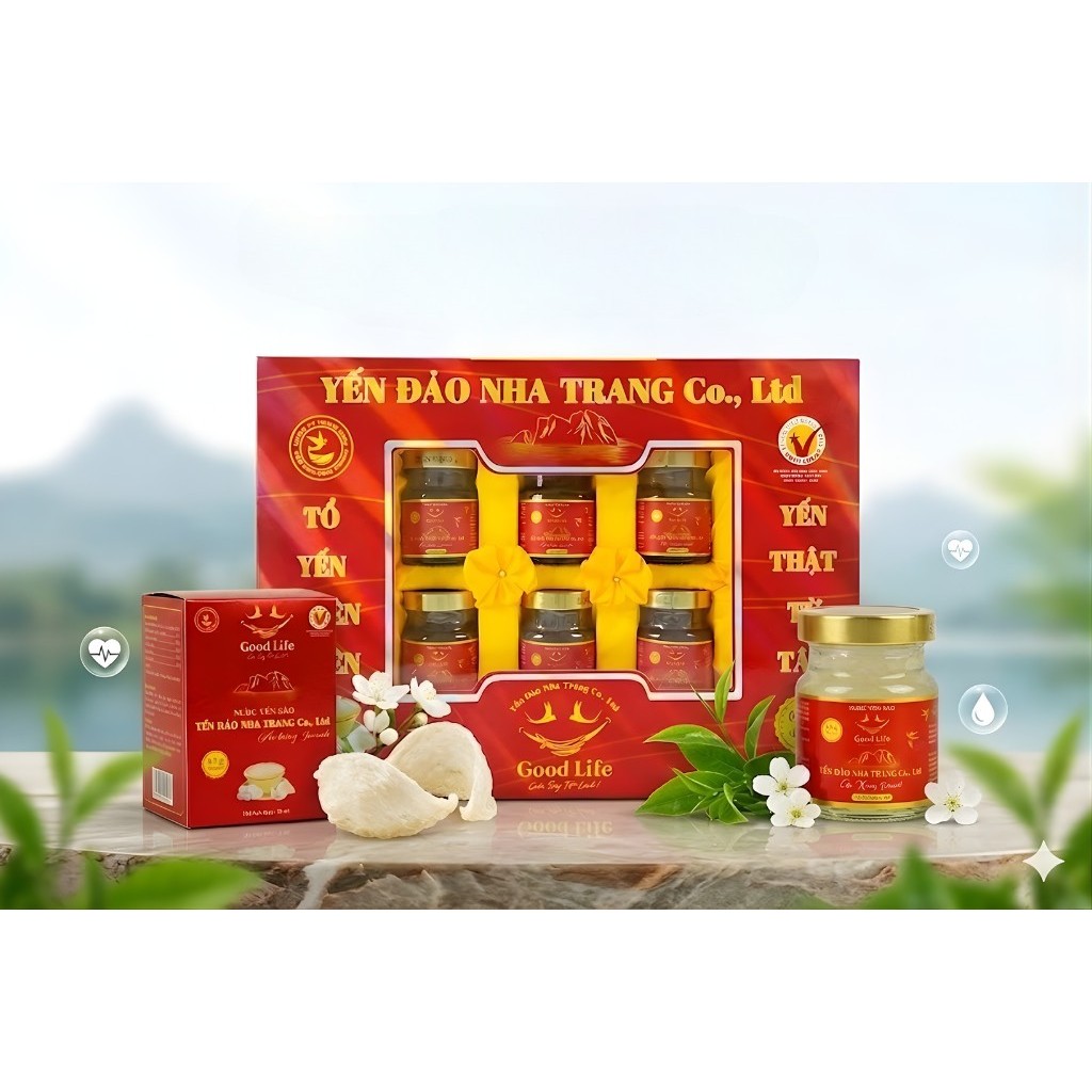 Yến Đảo Nha Trang One A Day Đường Phèn 6 Gram Cải Thiện Giấc Ngủ, Tăng Cường Sức Khỏe, Làm Đẹp Da, Chống Lão Hóa